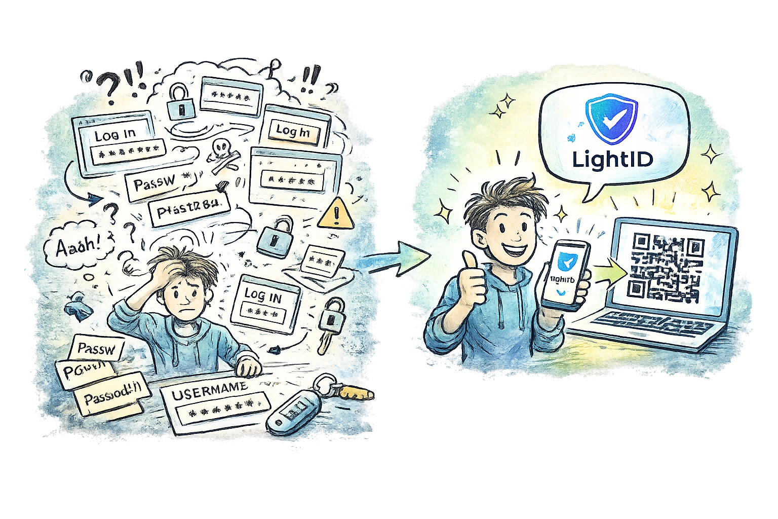 Login Verwirrung vs LightID